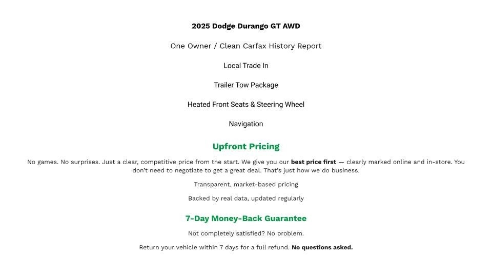 2025 Dodge Durango GT AWD