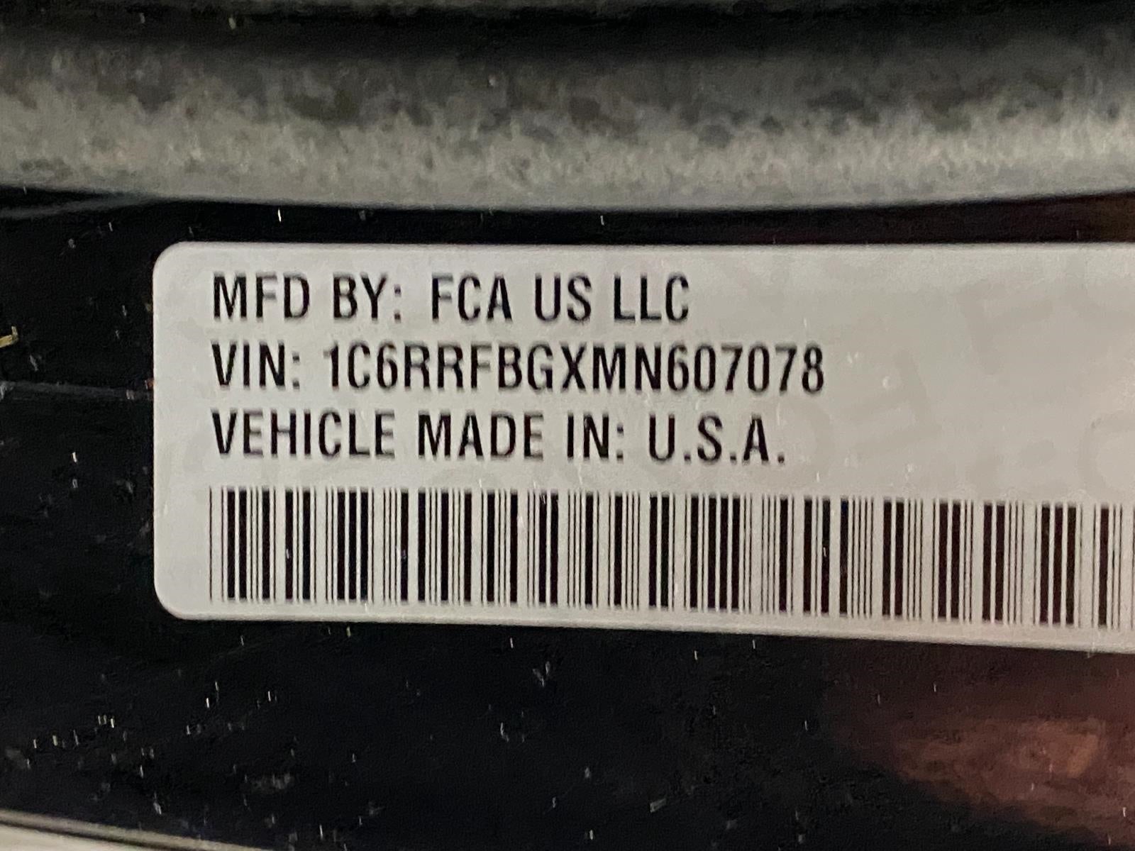 2021 RAM 1500 Big Horn Quad Cab 4x4 6'4' Box