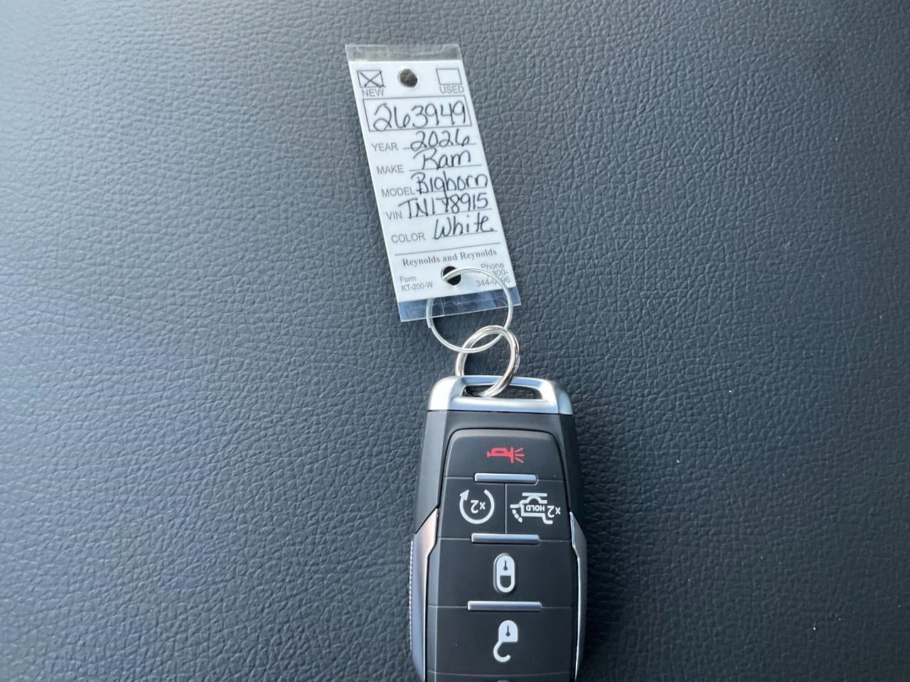 2026 RAM Ram 1500 RAM 1500 BIG HORN CREW CAB 4X4 5'7' BOX