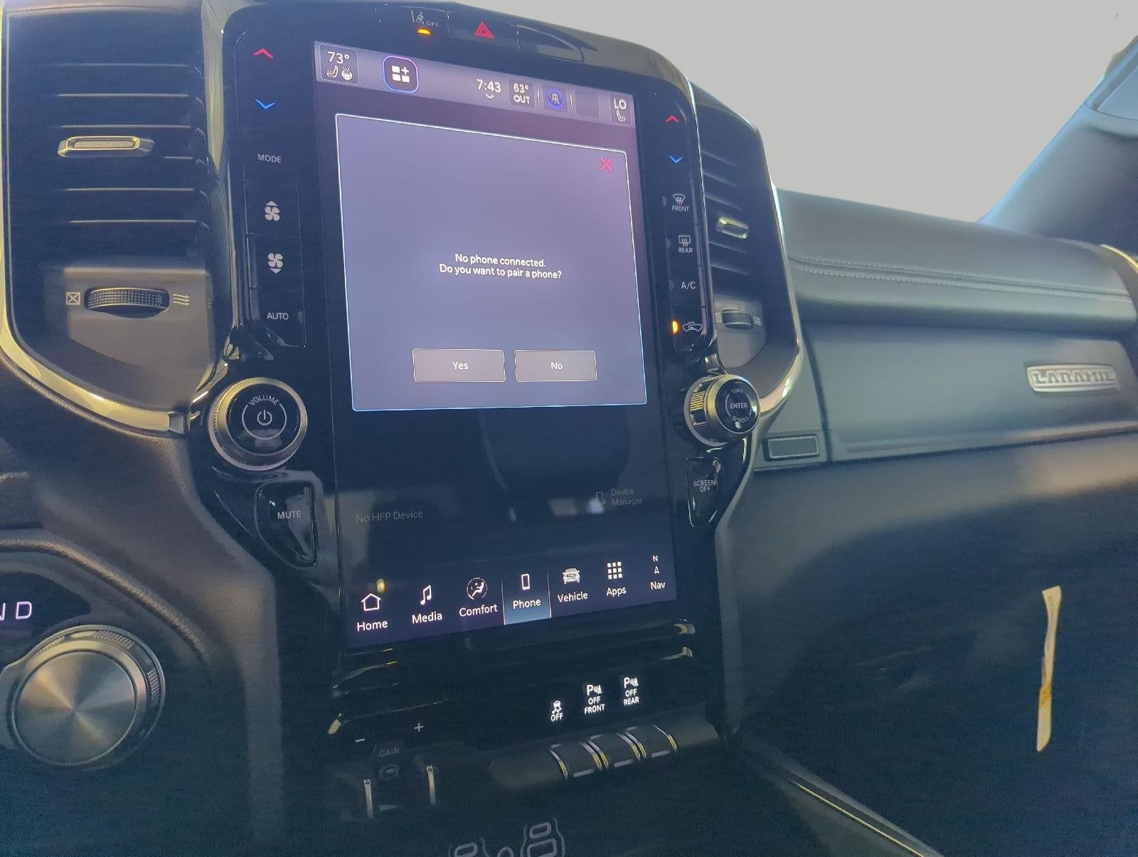 2027 RAM 1500 RAM 1500 LARAMIE CREW CAB 4X4 5'7' BOX