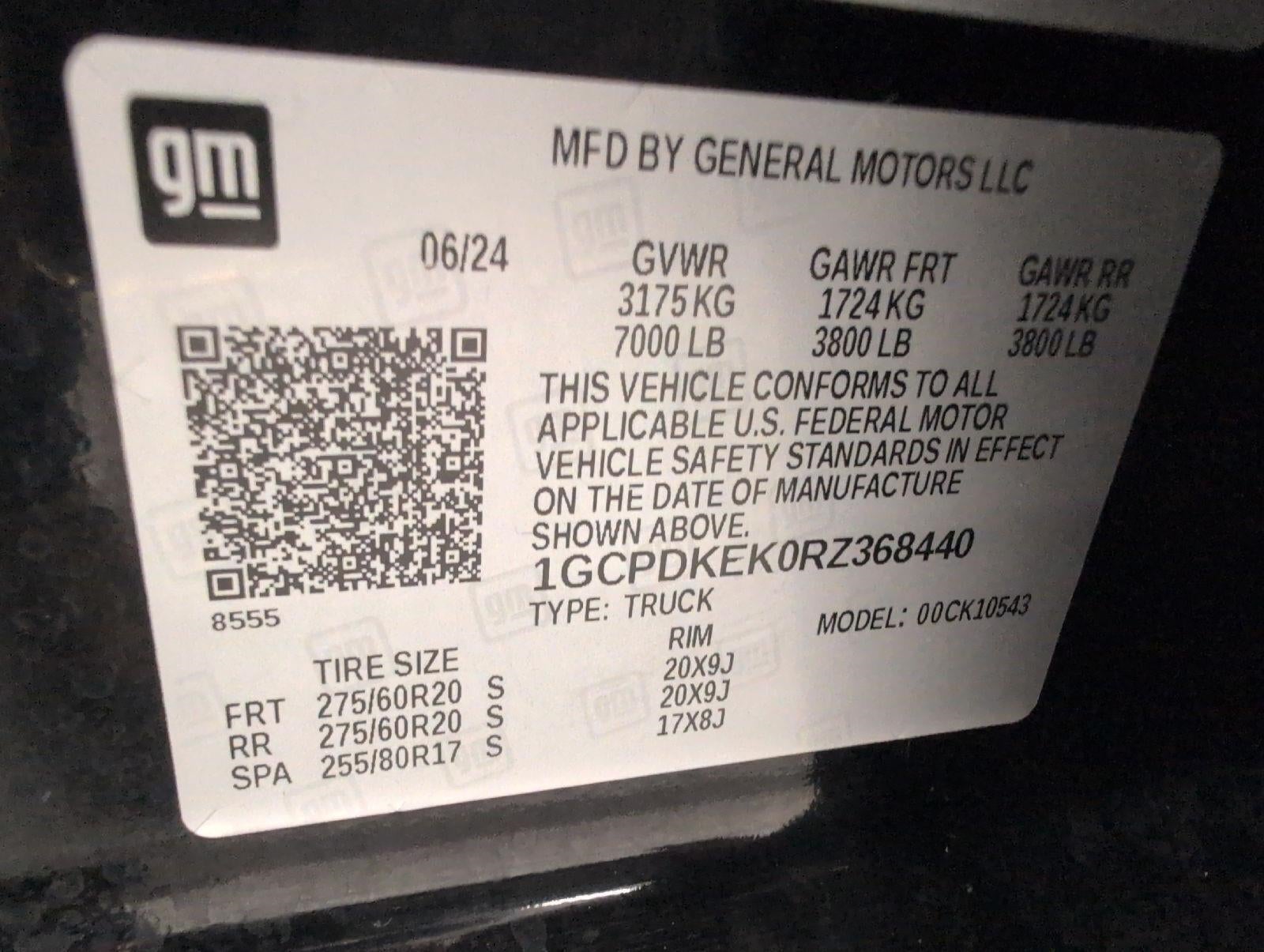 2024 Chevrolet SILVERADO 1500 4WD Crew Cab Short Bed LT with 2FL