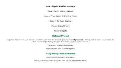 2024 Chrysler Pacifica Touring L