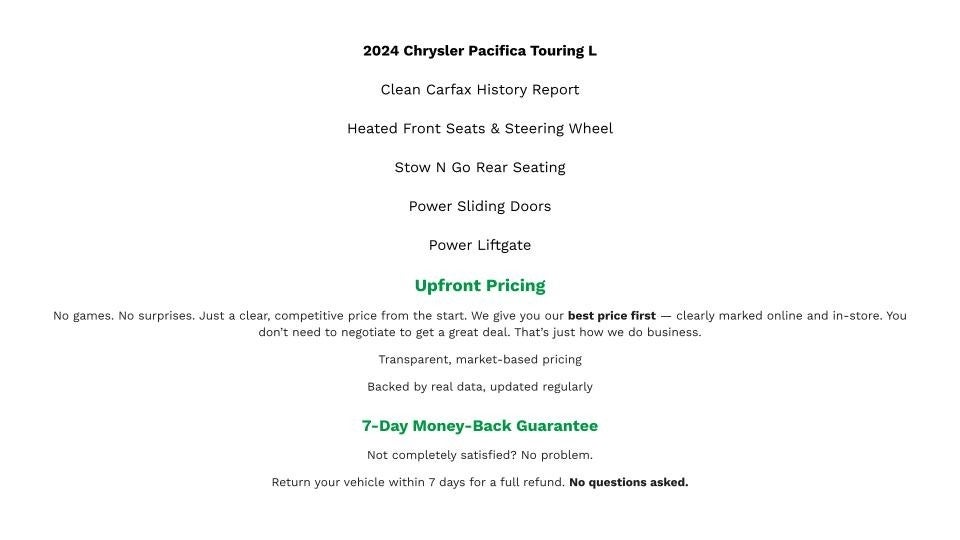 2024 Chrysler Pacifica Touring L