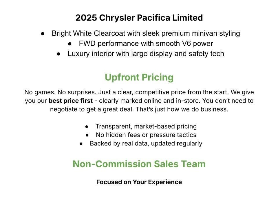 2025 Chrysler Pacifica Limited FWD