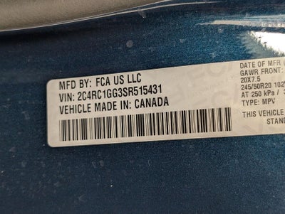 2025 Chrysler Pacifica Limited