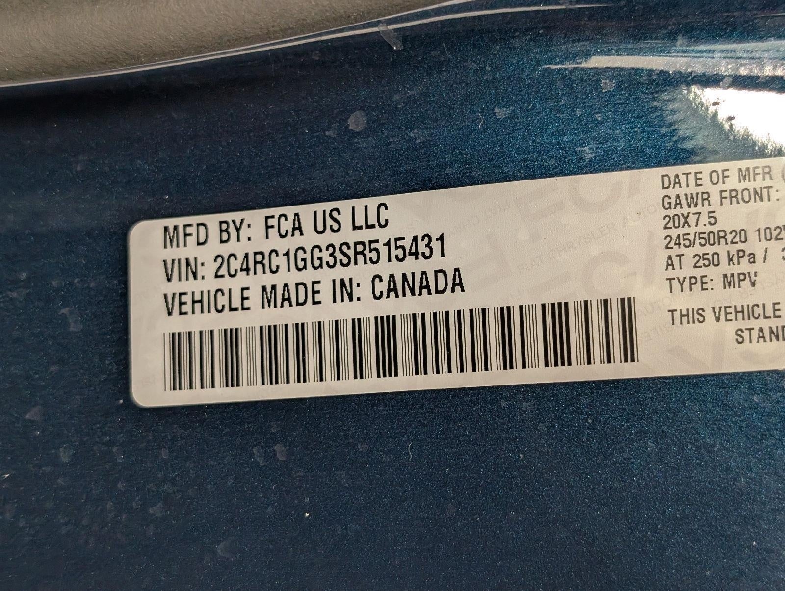 2025 Chrysler Pacifica Limited