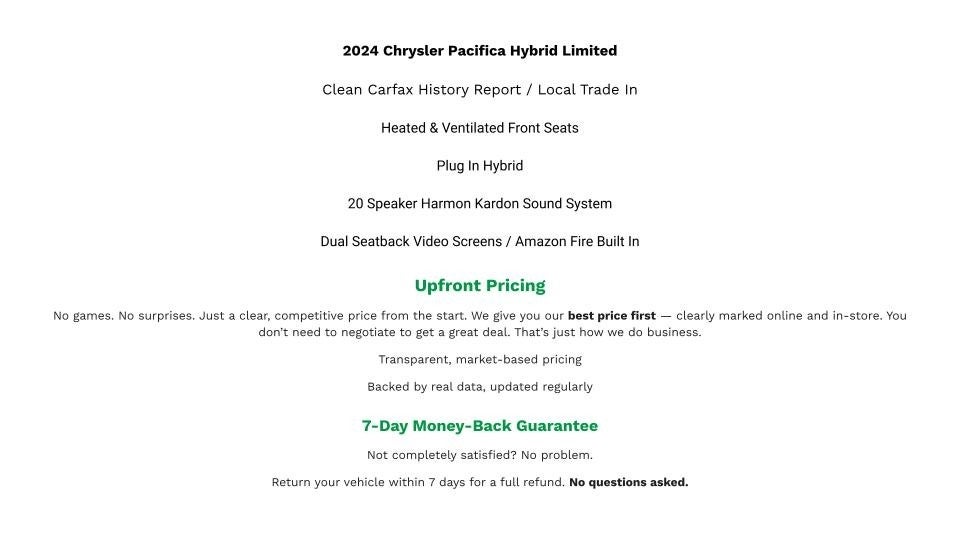 2023 Chrysler Pacifica Hybrid Limited