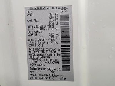 2024 Nissan Rogue S Intelligent AWD