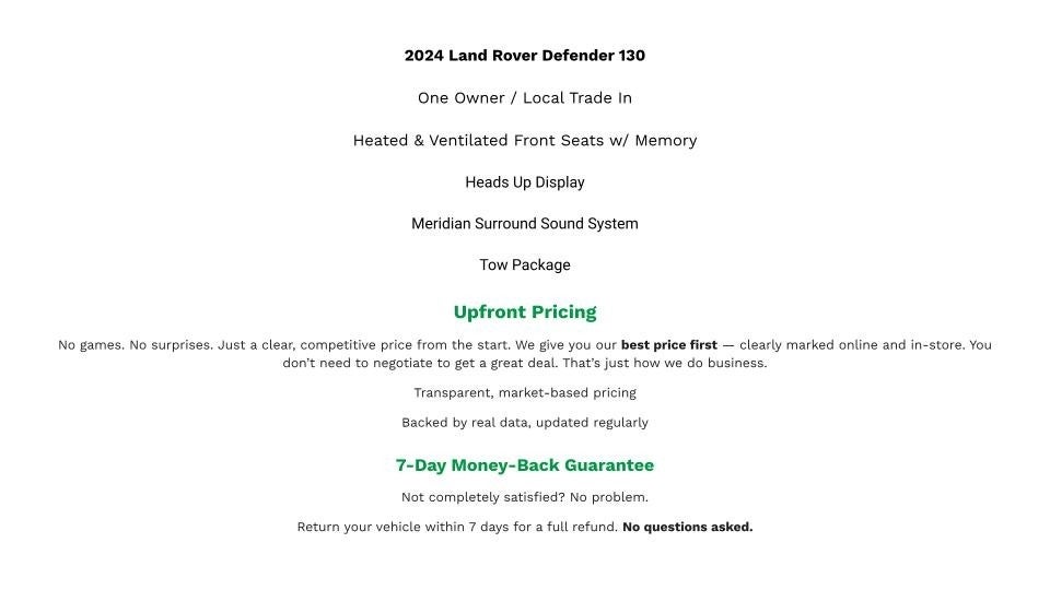 2024 Land Rover Defender 130 P400 X-Dynamic SE