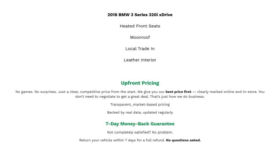 2018 BMW 320i xDrive