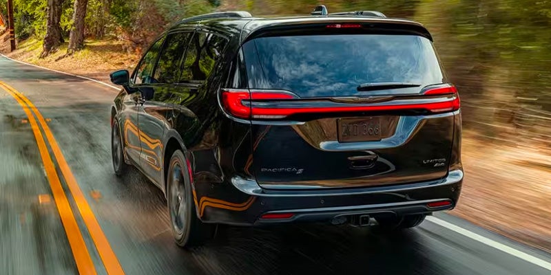 2024 Chrysler Pacifica speeding down the highway