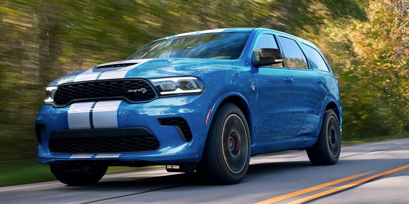 2024 Dodge Durango Driving Fast Down Highway