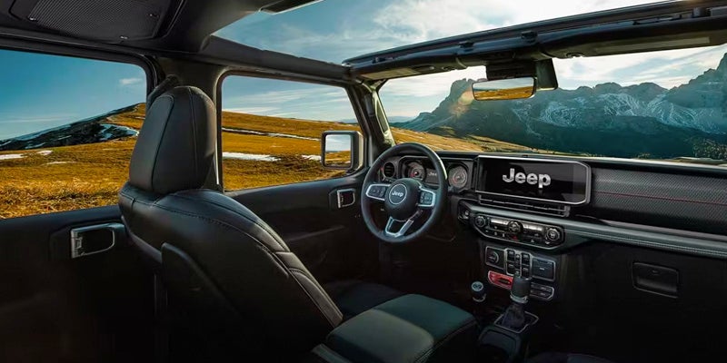 2024 Jeep Wrangler driver's side interior