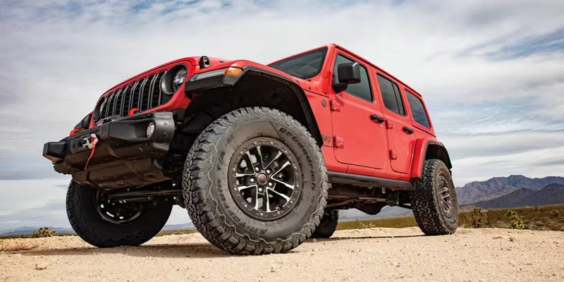2025 Jeep Wrangler on dirt