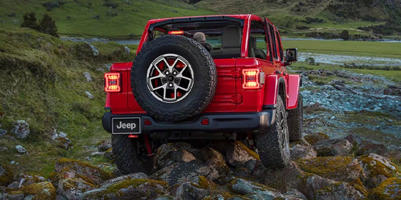 2025 Jeep Wrangler on rocks