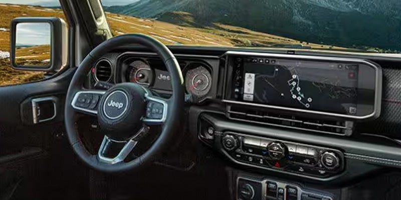 2025 Jeep Wrangler steering wheel
