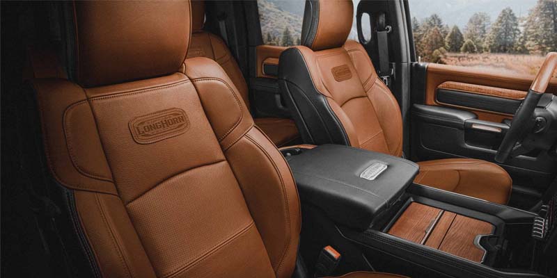 2024 Ram 2500 Longhorn leather seats