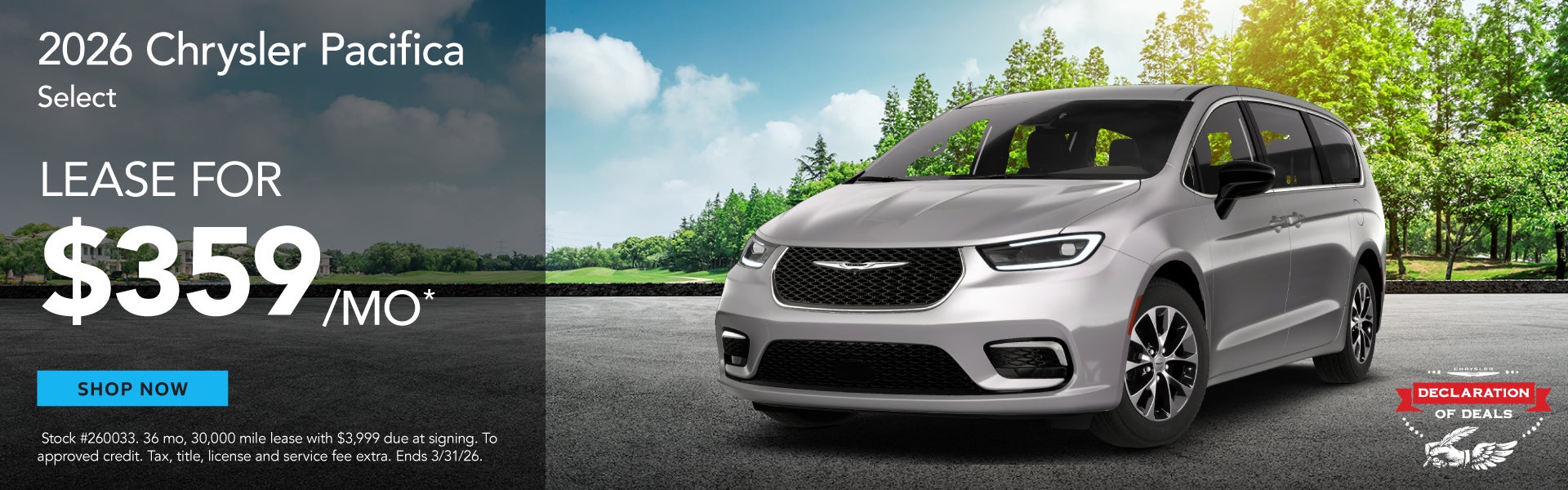 2026 Chrysler Pacifica