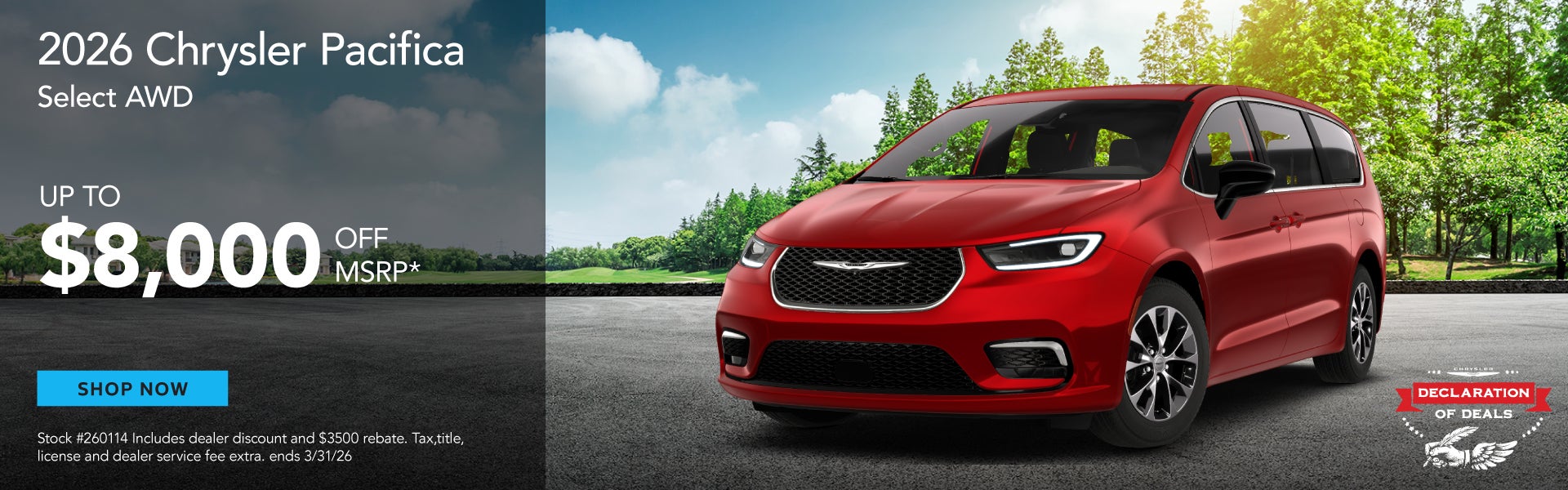 2026 Chrysler Pacifica
