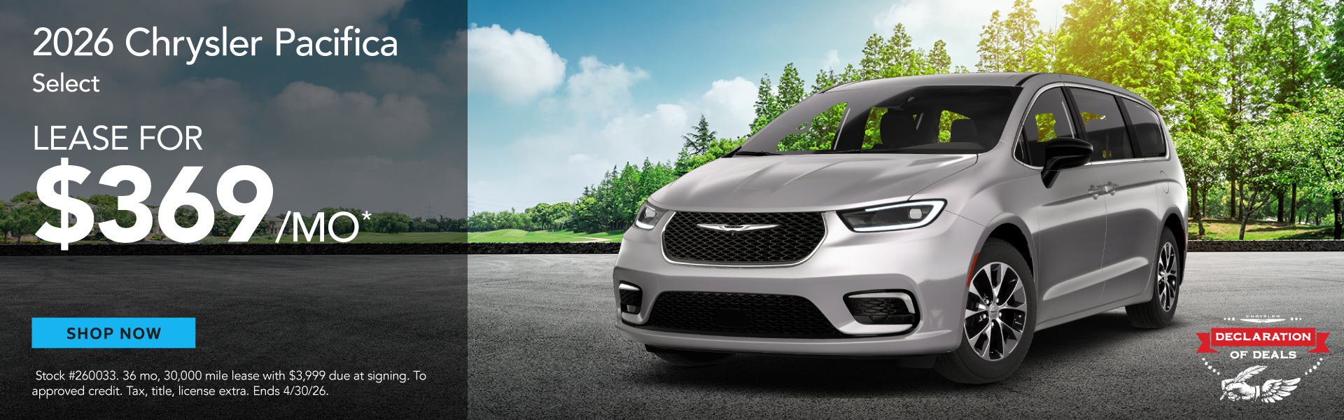 2026 Chrysler Pacifica